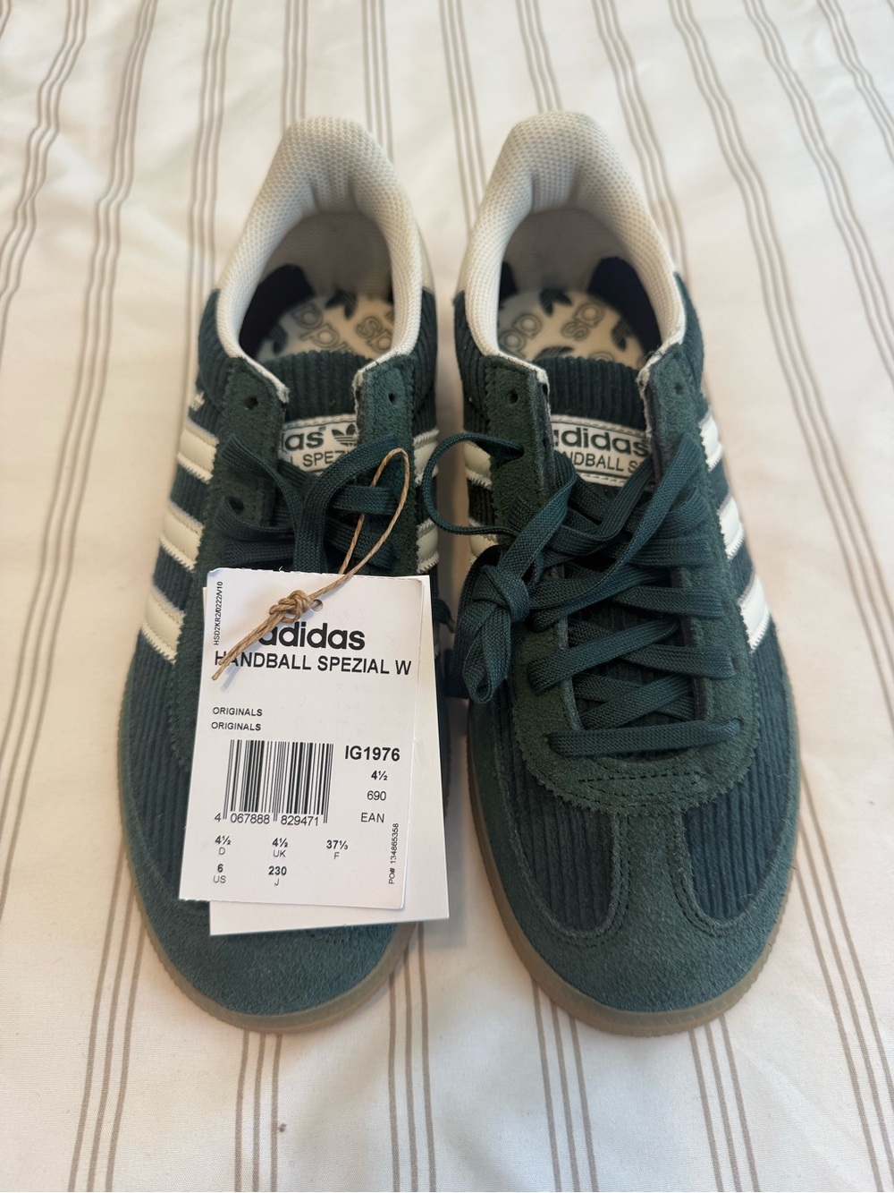 Adidas Handball Spezial Corduroy Sneakers - Forest Green